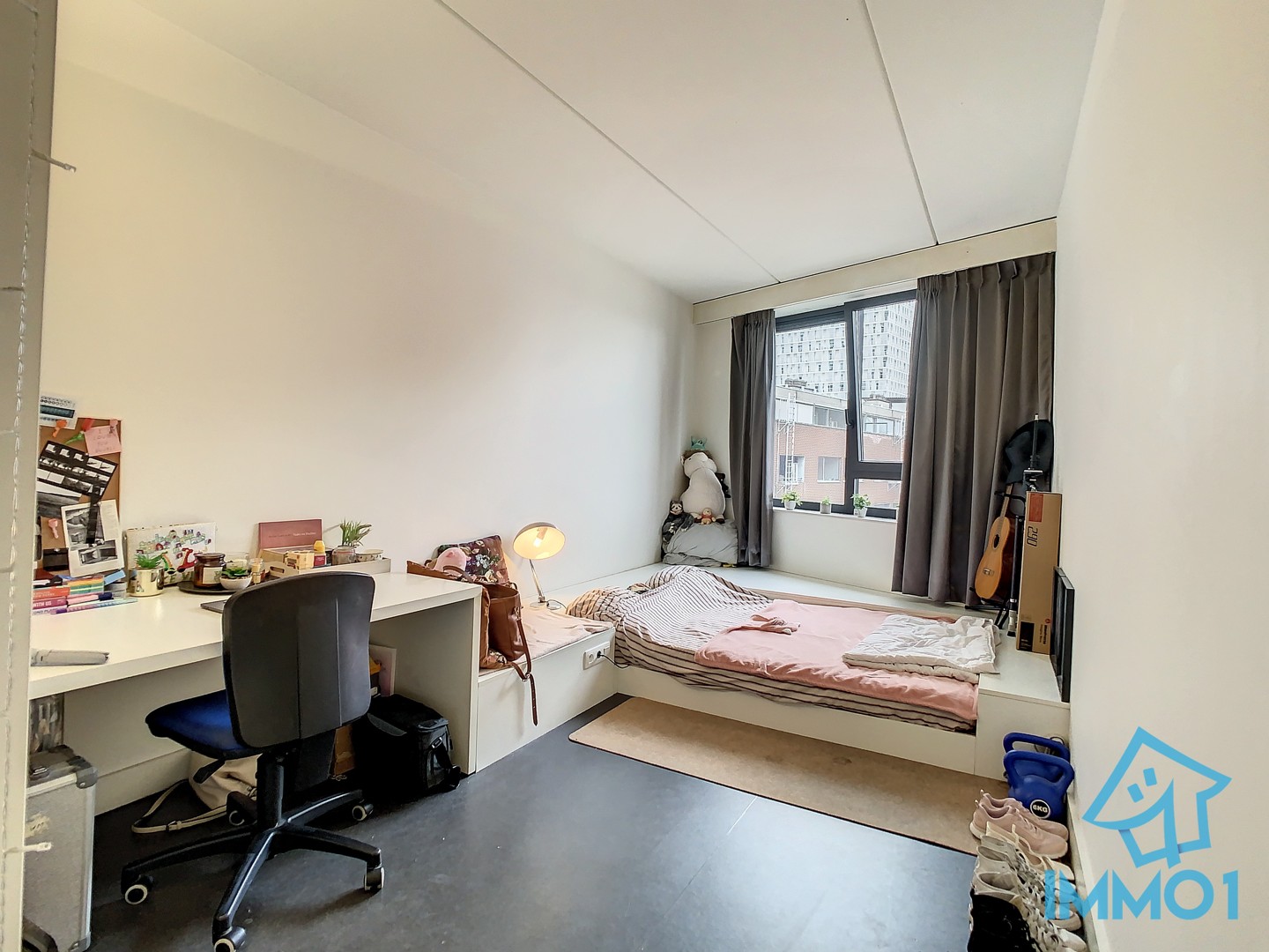 Antwerpen, Studio\n - KANS: verhuurde studentenflat centrum Antwerpen -> bescherming inflatie. Yield 4,5%.
